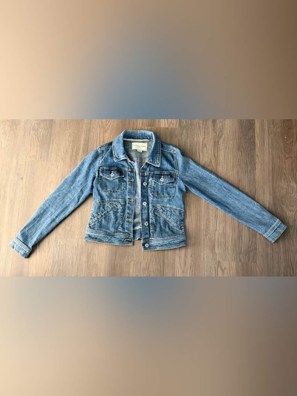 Pilcro and the letterpress by Anthropologie Light Blue Denim Jacket S